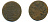 Россия деньга 1736 Анна Иоановна (1730-1740) KM 188 медь 29-531