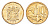 ЮАР 10 центов 2000 герб, цветок алоэ KM 161 сталь плакированная бронзой UNC 4694-759