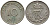 ДАНИЯ 10 ЭРЕ 1955 N; S, ФРЕДЕРИК IX (1947-1972) KM 841.1 медно-никель 4398-921