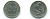 ФРГ 50 ПФЕННИГОВ 1968 J, KM 109.1, J. 384 медно-никель 46-2551
