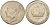 Люксембург 20 франков 1964 ESSAI - пробный выпуск никель ? UNC 413-312