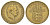 Дания 2 кроны 1949 N, Фредерик IX (1947-1972) KM 838 алюминиевая бронза 4634-531