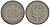 ГЕРМАНИЯ 10 ПФЕННИГОВ 1874 B, СТАРОГЕРБОВКА KM 4, Jager 4, Weege 7 медно-никель 4546-1112