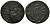 Римская Империя нуммий 337 - 340 Констант GLORIA EXERCITVS Никомедия fine RIC 14 бронза 1073-9-105