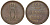 Ганновер 2 пфеннига 1847 A, Эрнст Август (1837-1851) KM 202.2, AKS 125, J. 75 медь 75-1857
