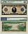 США, Federal Reserve Note 10 долларов 1914 Замещенная серия. Кливленд. В слабе компании PMG. Сохранность - «25» с комментариями. Fr. 919A*  бумага   452-1-196