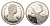 Канада 25 центов 1984 Елизавета II (1952-2022), олень KM 74 никель PROOF 413-4241