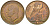Великобритания 1 пенни 1947 Георг VI (1936-1952) KM 845, Spink 4114 бронза 4683-626