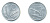 Италия 10 лир 1977 R, колосья, плуг KM 93 алюминий 3999-1247