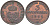 ПРУССИЯ 3 ПФЕННИГА 1868 А, ВИЛЬГЕЛЬМ I (1861-1888) KM 482 медь 117-1123