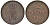 Ганновер 2 пфеннига 1851 B, Эрнст Август (1837-1851) KM 202.1, AKS 124, J. 75 медь 4681-1012