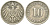 ГЕРМАНИЯ 10 ПФЕННИГОВ 1906 J KM 12, J. 13 медно-никель 175-216