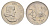 ЮАР 20 центов 1965 Ян ван Рибек (1619-1677), Suid Africa, легенда на африкаанс, цветок протея KM 69.2 никель 4671-1033