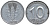 ГДР 10 пфеннигов 1950 E KM алюминий 4119-444