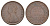 Британская Индия 1/2 анны 1862 Виктория (1837-1901) KM 468 медь 1517-323
