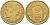 ФРАНЦИЯ 2 ФРАНКА 1938 ТИП MORLON KM 886, LE FRANC 268.11 алюминиевая бронза 3855-123