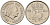 Нидерланды 25 центов 1964 Юлиана (1949-1980) KM 183 никель    4598-422