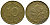 ФРГ 10 ПФЕННИГОВ 1988 F KM 108, J.383 сталь плакированная латунью 41-1134