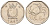 Мальта 5 центов 1993 краб KM 95 медно-никель 4588-126