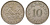 Мальта 10 центов 1972 баржа Великого магистра KM 11 медно-никель 4144-211
