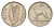 Ирландия 6 пенсов 1966 собака, ирландский волкодав KM 13a медно-никель 4690-338