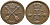 ШВЕЦИЯ 1 ЭРЕ 1761 S.M. KM 416.2 медь 51-4515