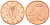 ИРЛАНДИЯ 2 ЕВРОЦЕНТА 2005 KM 33 сталь плакированная медью UNC 214-247