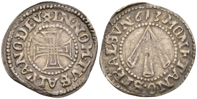 Померания-Штральзунд 1 грош 1613 Bratring 27 серебро 1529-124