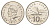 Французская Новая Каледония 10 франков 1972 лодка KM 11 никель UNC 4641-152