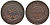 РОССИЯ 3 КОПЕЙКИ 1876 СПБ, KM 11.2 медь 189-336