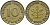 ФРГ 10 ПФЕННИГОВ 1969 J KM 108, J. 383 сталь плакированная латунью 73-1256