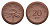 Саксония 20 пфеннигов 1921 Men05 22281.4, Men18 27868.4, Scheuch 31a фарфор 1094-6-74