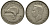 Новая Зеландия 1 флорин 1937 Георг VI (1936-1952), птичка киви, первый год KM 10.1 серебро 272-1431