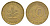ФРГ 10 пфеннигов 1989 F KM 108, J. 383 сталь плакированная латунью 4627-118
