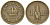 Румыния 1 лей 1939 Кароль II (1930-1940) KM 56 никель латунь 218-335