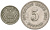 Германия 5 пфеннигов 1908 F KM 11, Jager 12, Weege 6 медно-никель 4608-818