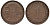 Германия 1 рейхспфенниг 1930 D KM 37 бронза 4164-218