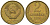 СССР 2 копейки 1990 Y 127a, Schon 76a латунь 187-449