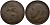 Великобритания 1/2 пенни 1925 Георг V (1910-1936) KM 809, Spink 4056 бронза 51-3054