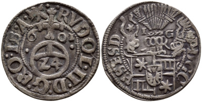 Шаумбург-Пиннеберг 1/24 талера 1601 KM 8 серебро 560-819