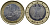 ФРГ 1 евро 2004 G KM 213 биметалл 4390-1053