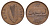 Ирландия 1/2 пенни 1941 свинья с поросятами KM 10 бронза 4121-1246