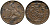 БЕЛЬГИЯ 2 САНТИМА 1835 BELGES KM 4.1 медь 95-655