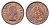 ЮАР 1/4 пенни (фартинг) 1957 Елизавета II (1952-2022) KM 44 бронза UNC 4690-925