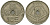 Бельгия 10 сантимов 1939 Belgie - Belgique KM 113 никель латунь 4121-637