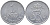 ДАНИЯ 1 ЭРЕ 1970 C; S, ФРЕДЕРИК IX (1947-1972) KM 839.2 цинк 100-666
