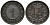ДАНИЯ 1 СКИЛЛИНГ РИГСМОНТ 1856 ФРЕДЕРИК VII (1848-1863) KM 763 (С135) бронза 28-1135