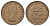 ЮАР 1 пенни 1955 Елизавета II (1952-2022), парусник KM 46 бронза 4123-1214