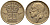 БЕЛЬГИЯ 20 САНТИМОВ 1953 BELGIQUE KM 146 бронза 4392-844