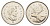 Канада 25 центов 2010 Leaf, Елизавета II (1952-2022), олень KM 493 сталь плакированная никелем UNC 4637-845